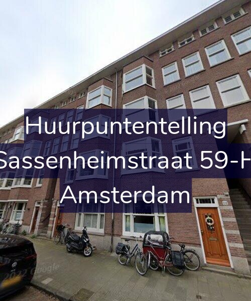 Foto gevel Huurpuntentelling voor Sassenheimstraat 59-H, Amsterdam