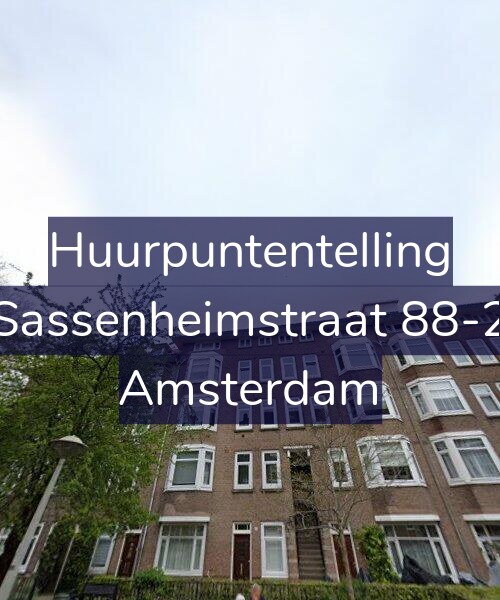Foto gevel Huurpuntentelling voor Sassenheimstraat 88-2, Amsterdam