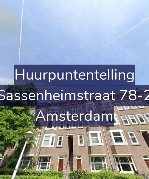 Foto gevel Huurpuntentelling voor Sassenheimstraat 78-2, Amsterdam