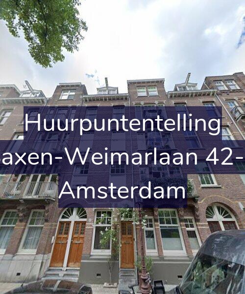 Foto gevel Huurpuntentelling voor Saxen-Weimarlaan 42-1, Amsterdam