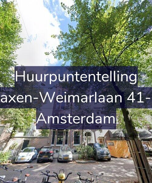 Foto gevel Huurpuntentelling voor Saxen-Weimarlaan 41-B, Amsterdam
