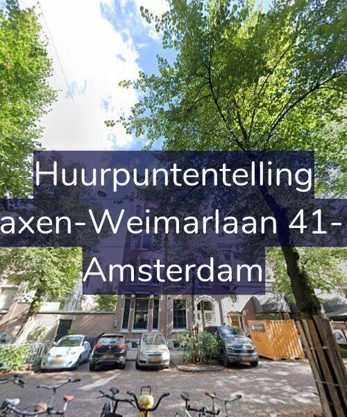 Foto gevel Huurpuntentelling voor Saxen-Weimarlaan 41-D, Amsterdam