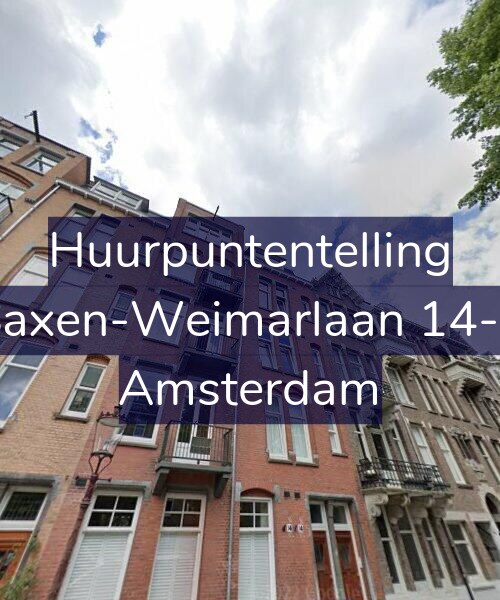 Foto gevel Huurpuntentelling voor Saxen-Weimarlaan 14-2, Amsterdam