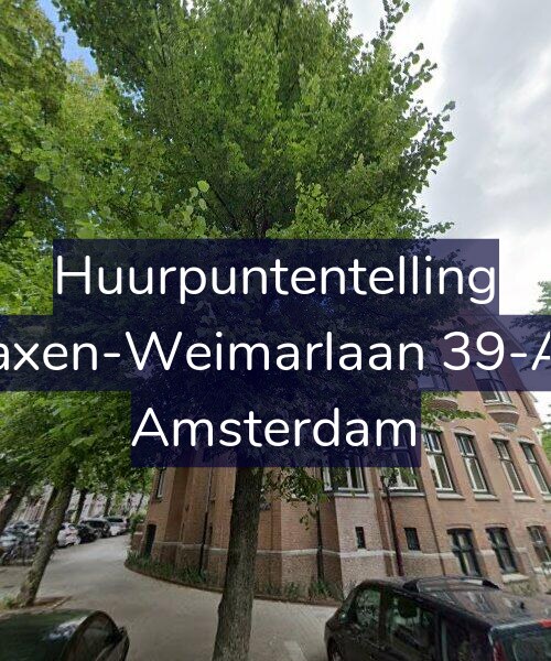 Foto gevel Huurpuntentelling voor Saxen-Weimarlaan 39-A3, Amsterdam