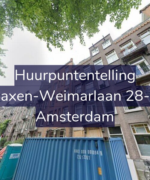 Foto gevel Huurpuntentelling voor Saxen-Weimarlaan 28-3, Amsterdam
