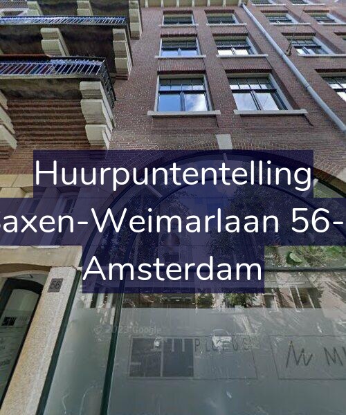 Foto gevel Huurpuntentelling voor Saxen-Weimarlaan 56-2, Amsterdam