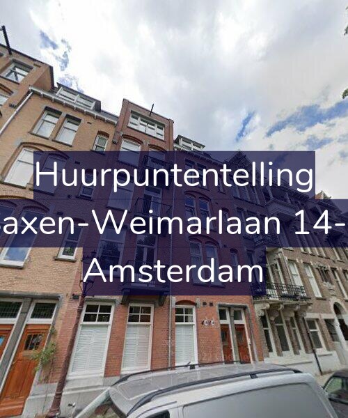 Foto gevel Huurpuntentelling voor Saxen-Weimarlaan 14-4, Amsterdam
