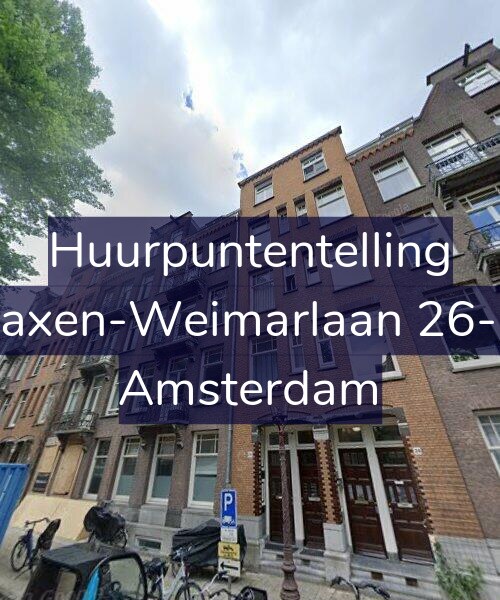 Foto gevel Huurpuntentelling voor Saxen-Weimarlaan 26-B, Amsterdam