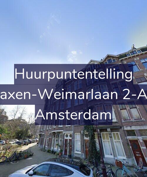 Foto gevel Huurpuntentelling voor Saxen-Weimarlaan 2-A3, Amsterdam