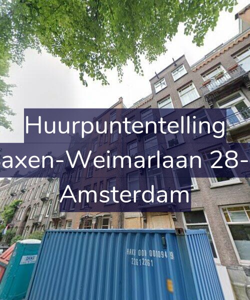 Foto gevel Huurpuntentelling voor Saxen-Weimarlaan 28-4, Amsterdam