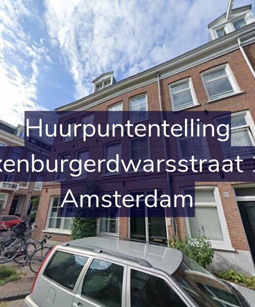 Foto gevel Huurpuntentelling voor Saxenburgerdwarsstraat 1-H, Amsterdam