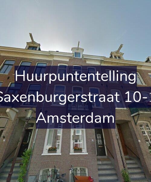 Foto gevel Huurpuntentelling voor Saxenburgerstraat 10-1, Amsterdam