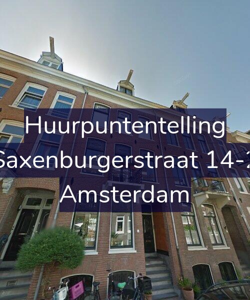 Foto gevel Huurpuntentelling voor Saxenburgerstraat 14-2, Amsterdam