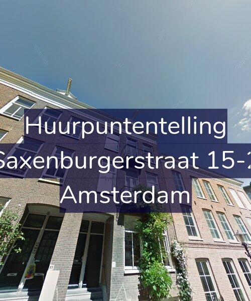 Foto gevel Huurpuntentelling voor Saxenburgerstraat 15-2, Amsterdam