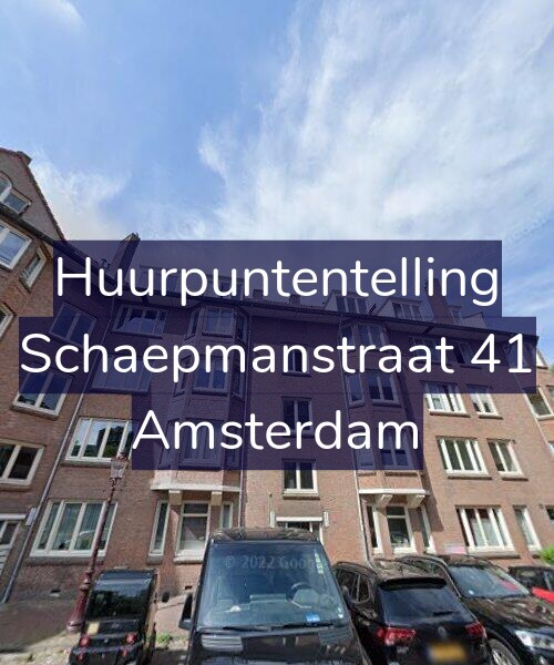 Foto gevel Huurpuntentelling voor Schaepmanstraat 41, Amsterdam