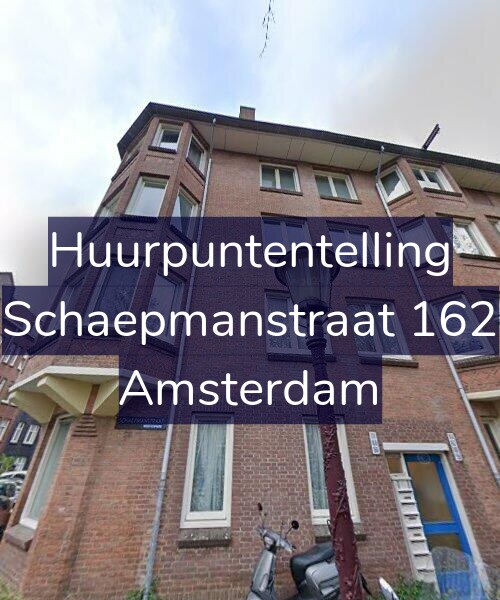 Foto gevel Huurpuntentelling voor Schaepmanstraat 162, Amsterdam