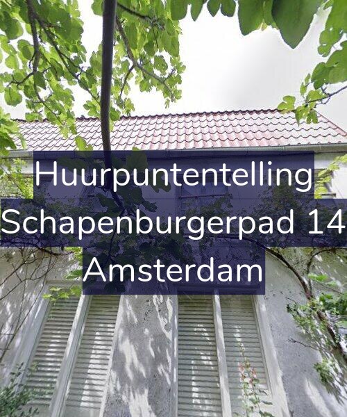 Foto gevel Huurpuntentelling voor Schapenburgerpad 14, Amsterdam