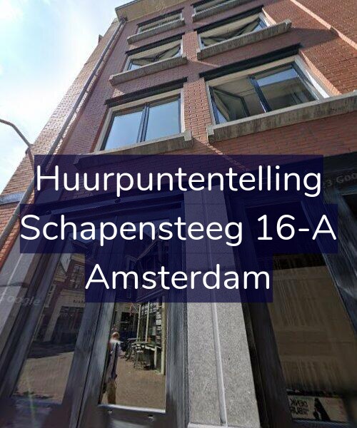 Foto gevel Huurpuntentelling voor Schapensteeg 16-A, Amsterdam