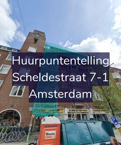 Foto gevel Huurpuntentelling voor Scheldestraat 7-1, Amsterdam
