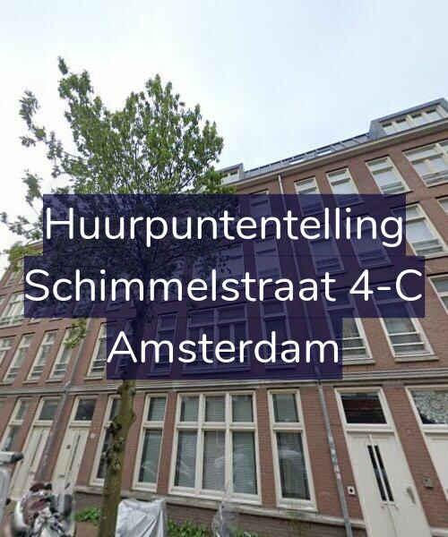 Foto gevel Huurpuntentelling voor Schimmelstraat 4-C, Amsterdam