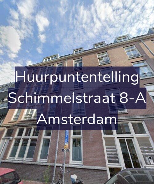 Foto gevel Huurpuntentelling voor Schimmelstraat 8-A, Amsterdam