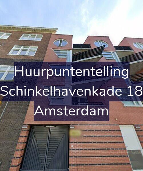Foto gevel Huurpuntentelling voor Schinkelhavenkade 18, Amsterdam