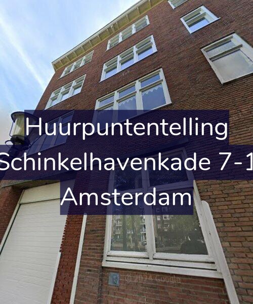 Foto gevel Huurpuntentelling voor Schinkelhavenkade 7-1, Amsterdam