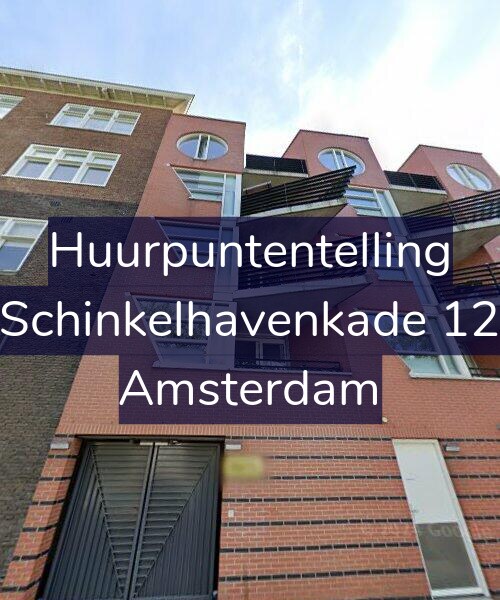 Foto gevel Huurpuntentelling voor Schinkelhavenkade 12, Amsterdam