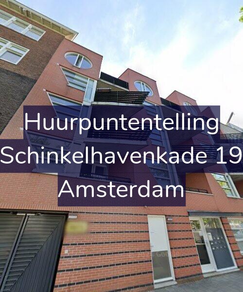 Foto gevel Huurpuntentelling voor Schinkelhavenkade 19, Amsterdam