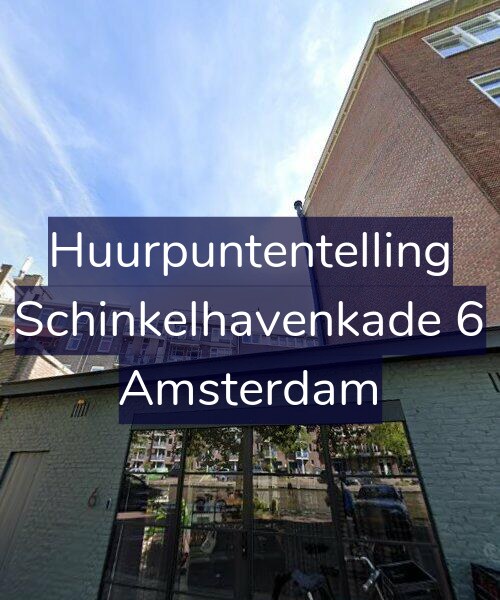 Foto gevel Huurpuntentelling voor Schinkelhavenkade 6, Amsterdam