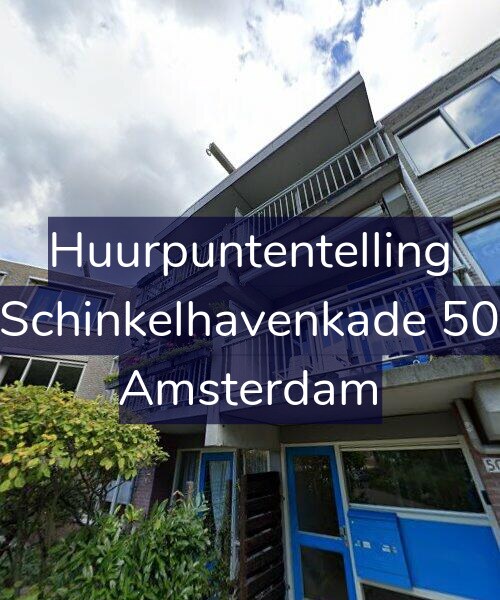 Foto gevel Huurpuntentelling voor Schinkelhavenkade 50, Amsterdam