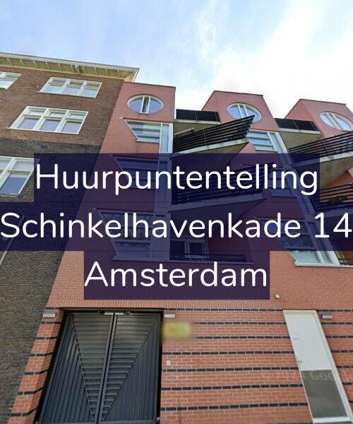Foto gevel Huurpuntentelling voor Schinkelhavenkade 14, Amsterdam