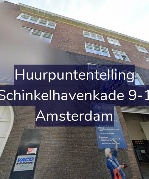 Foto gevel Huurpuntentelling voor Schinkelhavenkade 9-1, Amsterdam