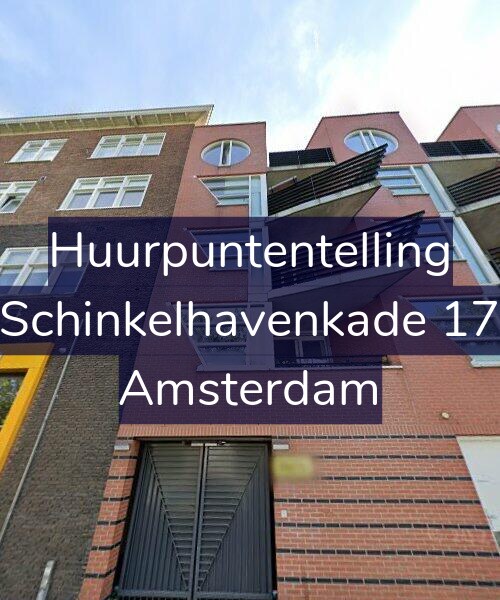 Foto gevel Huurpuntentelling voor Schinkelhavenkade 17, Amsterdam