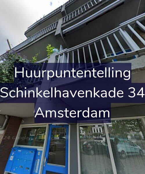 Foto gevel Huurpuntentelling voor Schinkelhavenkade 34, Amsterdam