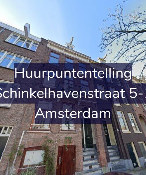 Foto gevel Huurpuntentelling voor Schinkelhavenstraat 5-1, Amsterdam