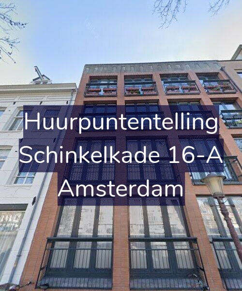 Foto gevel Huurpuntentelling voor Schinkelkade 16-A, Amsterdam