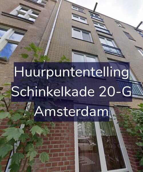 Foto gevel Huurpuntentelling voor Schinkelkade 20-G, Amsterdam