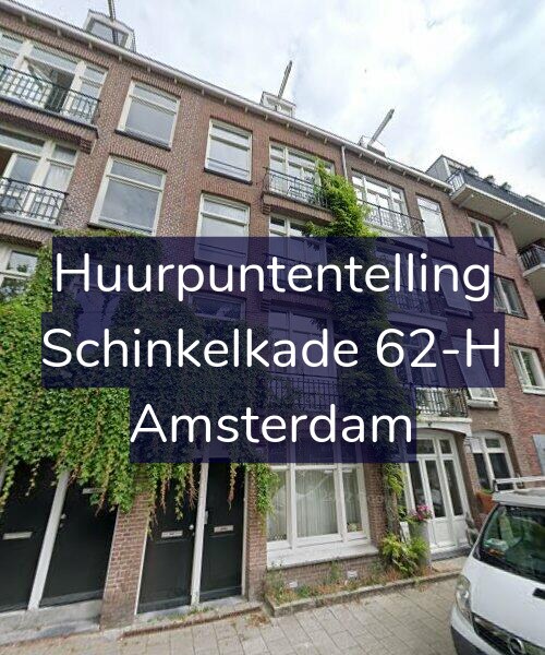 Foto gevel Huurpuntentelling voor Schinkelkade 62-H, Amsterdam