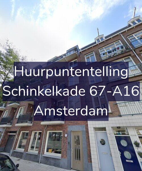 Foto gevel Huurpuntentelling voor Schinkelkade 67-A16, Amsterdam