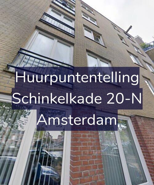 Foto gevel Huurpuntentelling voor Schinkelkade 20-N, Amsterdam