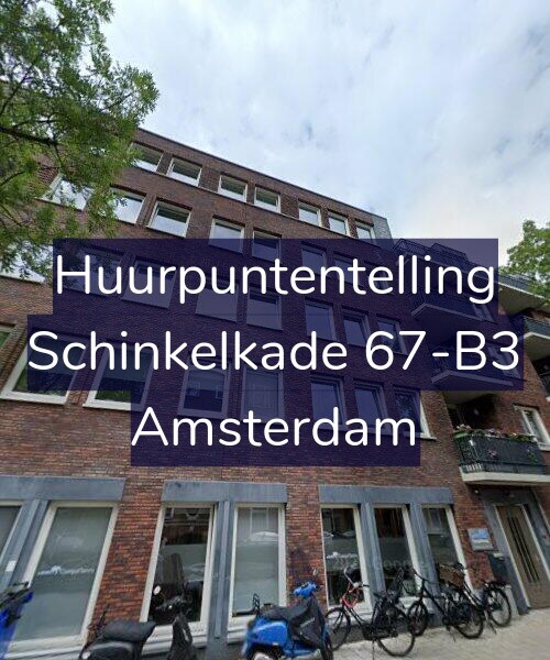Foto gevel Huurpuntentelling voor Schinkelkade 67-B3, Amsterdam
