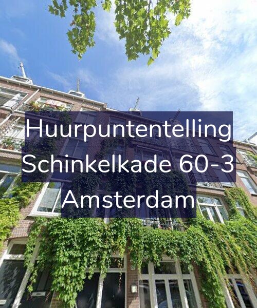 Foto gevel Huurpuntentelling voor Schinkelkade 60-3, Amsterdam