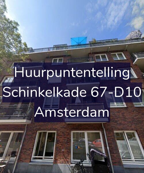 Foto gevel Huurpuntentelling voor Schinkelkade 67-D10, Amsterdam