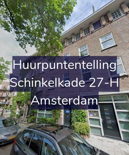 Foto gevel Huurpuntentelling voor Schinkelkade 27-H, Amsterdam