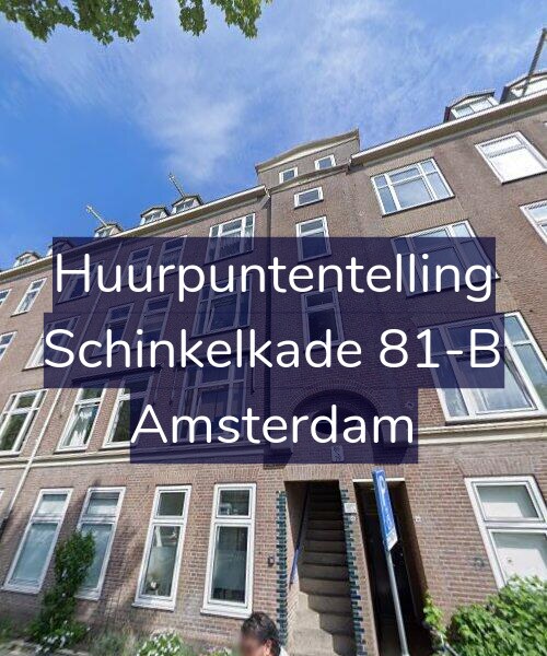 Foto gevel Huurpuntentelling voor Schinkelkade 81-B, Amsterdam