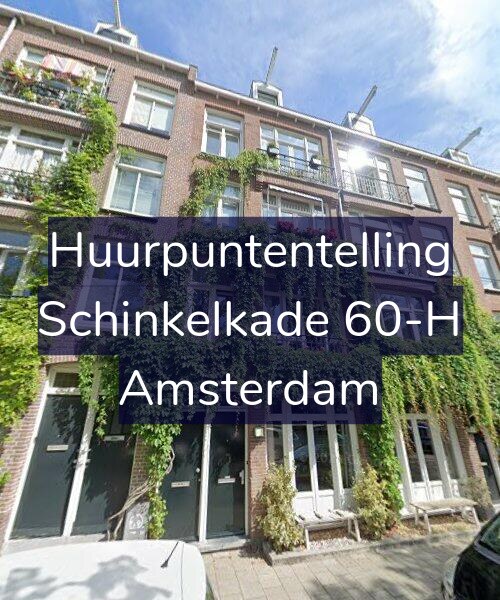 Foto gevel Huurpuntentelling voor Schinkelkade 60-H, Amsterdam
