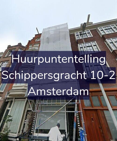 Foto gevel Huurpuntentelling voor Schippersgracht 10-2, Amsterdam