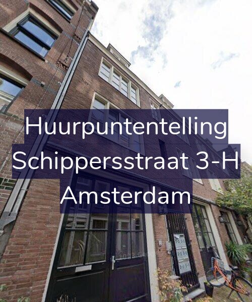 Foto gevel Huurpuntentelling voor Schippersstraat 3-H, Amsterdam