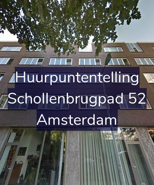 Foto gevel Huurpuntentelling voor Schollenbrugpad 52, Amsterdam
